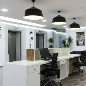 Interior of Tour Ouest Twin Center, 8ème Etage. Click for details.