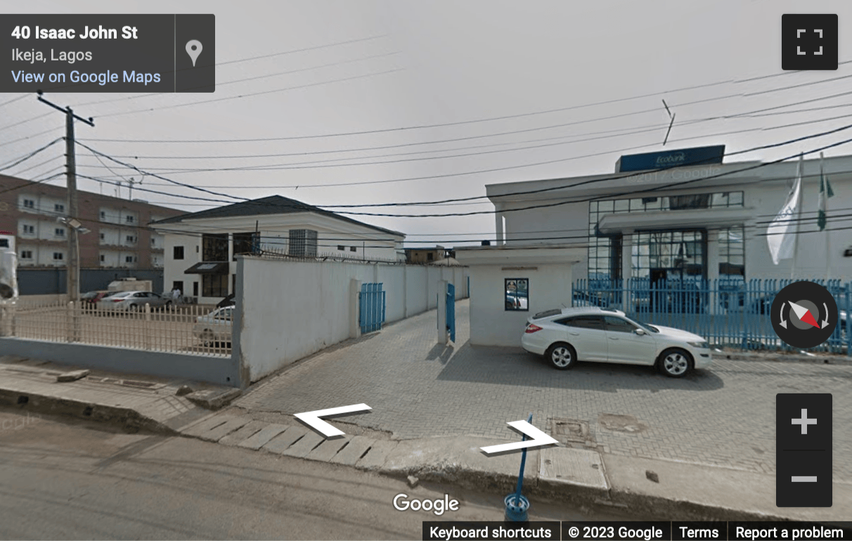 Street View image of 5, Isaac John Ikeja Gra, opposite Adam and Eve, Lagos, Nigeria