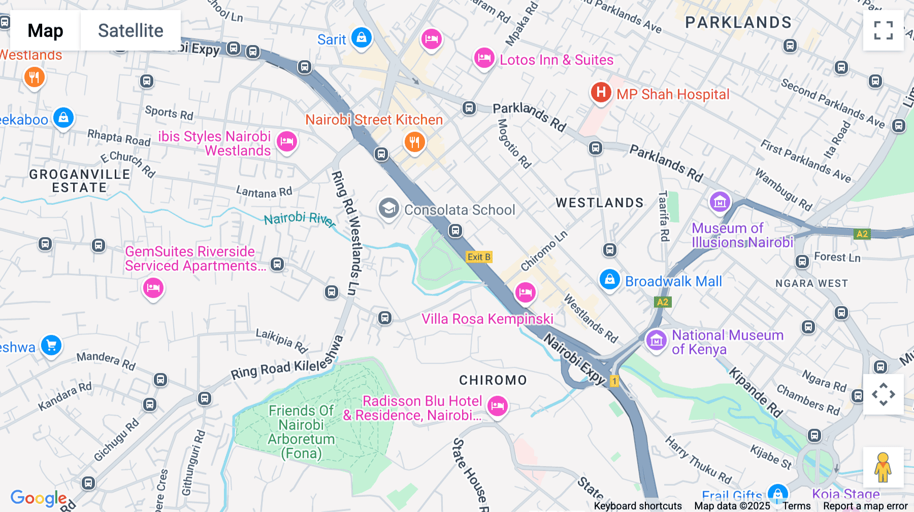 Click for interative map of ICEA Lion business Center, Waiyaki Way, Nairobi, Kenya, Nairobi