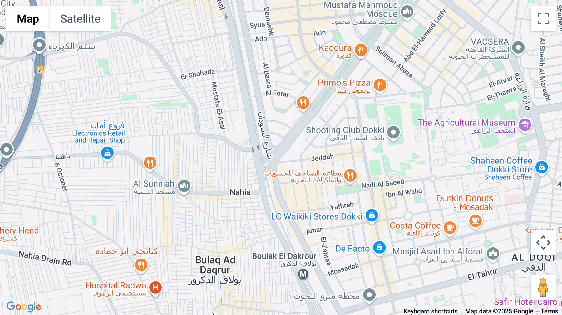 Click for interative map of 37 Gameat El lDewal El Arabia street, Mohandeseen, Cairo Governorate, Egypt,  Cairo Governorate