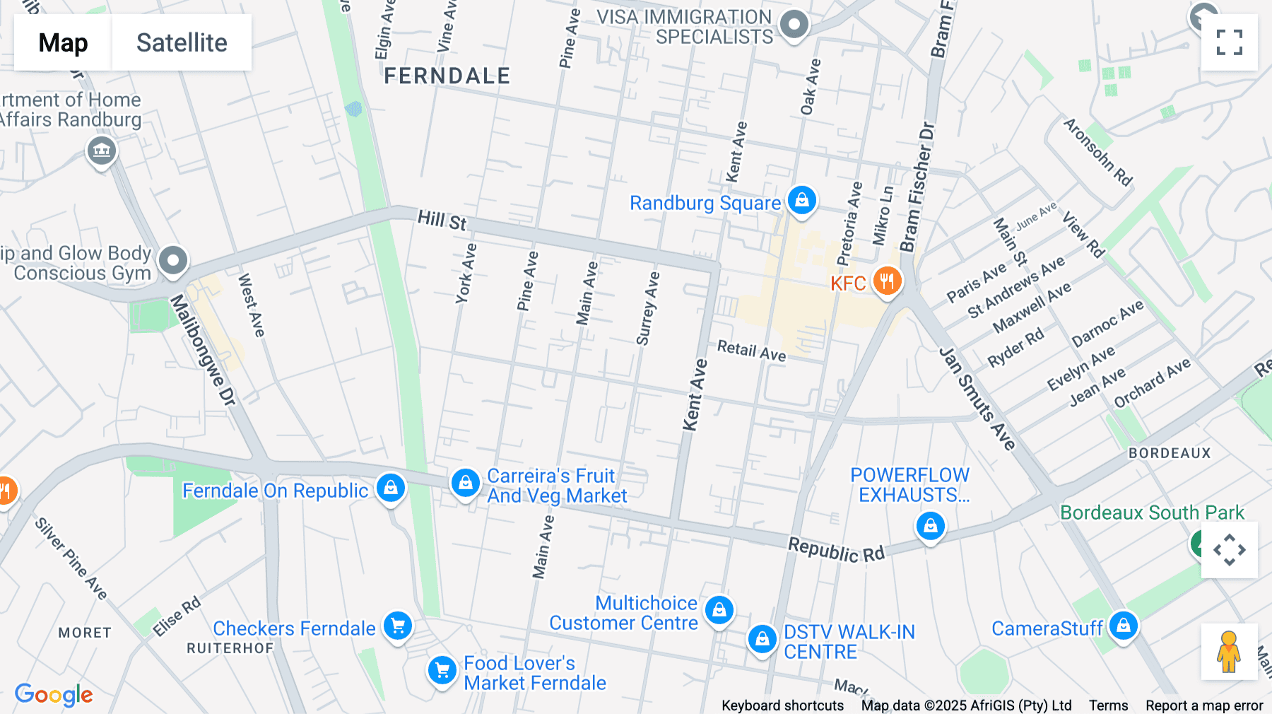 Click for interative map of 1st Floor, 292 Surrey Avenue, Randburg, Johannesburg