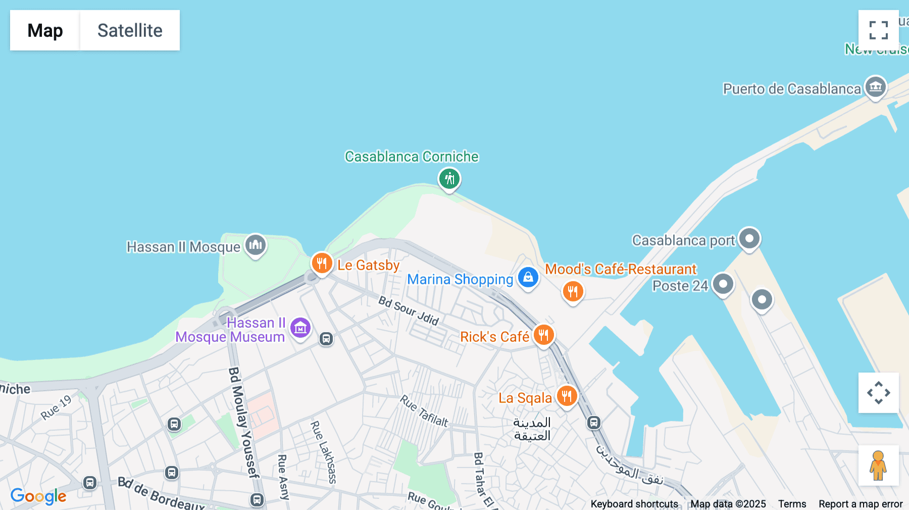 Click for interative map of Casablanca, Marina, Crystal Building 1, 10th floor, Almohades Avenue, Casablanca