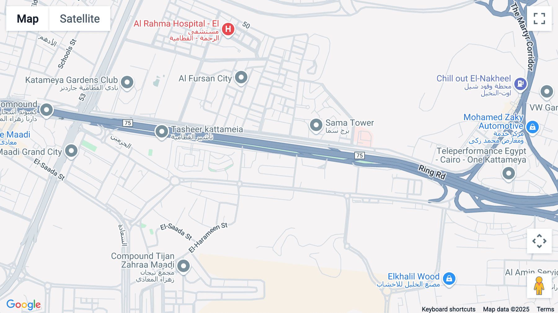 Click for interative map of Tower 12, Bavaria Town, Ring Road, Cairo Governorate
