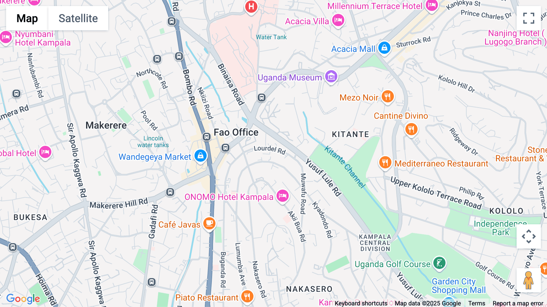 Click for interative map of AHA Towers, 4th Floor, Lourdel Road, Nakasero, Kampala