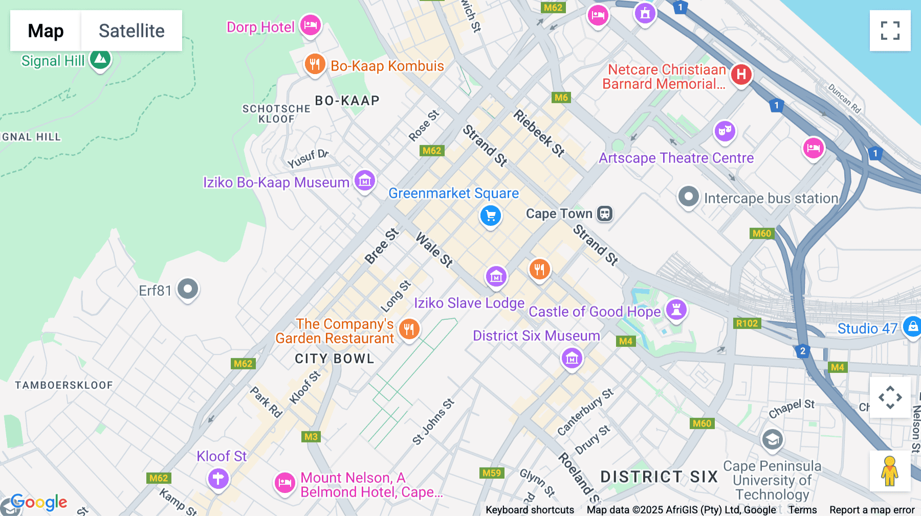 Click for interative map of 7th Floor, Mandela Rhodes Place, Corner Wale Street and Burg Street, Cape Town