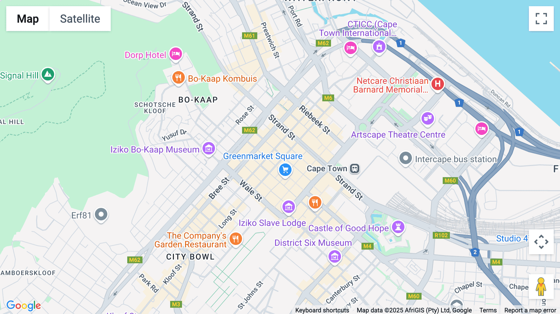 Click for interative map of 50 Long Street, Western Cape, Cape Town, Cape Town