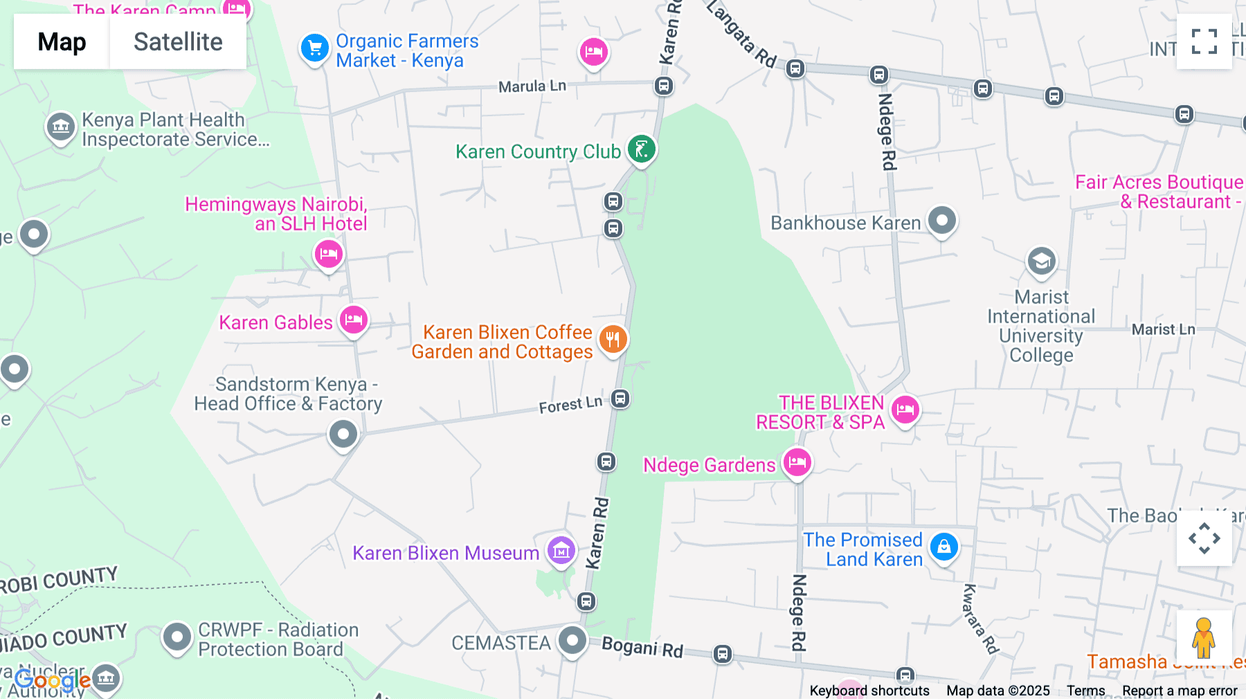 Click for interative map of 45 Karen Road, Karen, Westlands, Nairobi, Nairobi