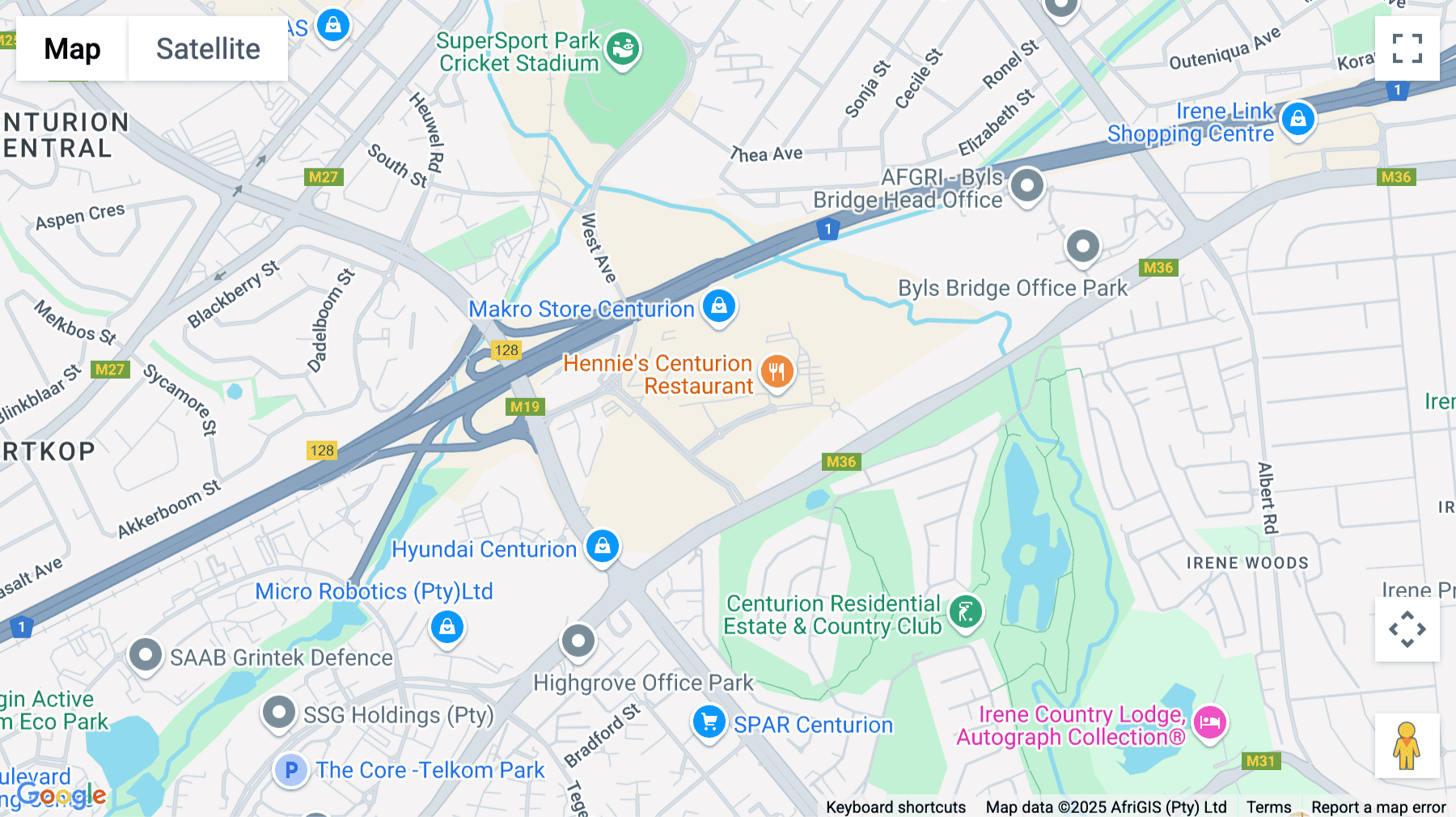Click for interative map of Ground & First floor Building 14, Block A Byls Bridge Office Park Centurion, Pretoria Corne of Olievenhoutboch & Jean Avenue, Centurion 0181, Centurion