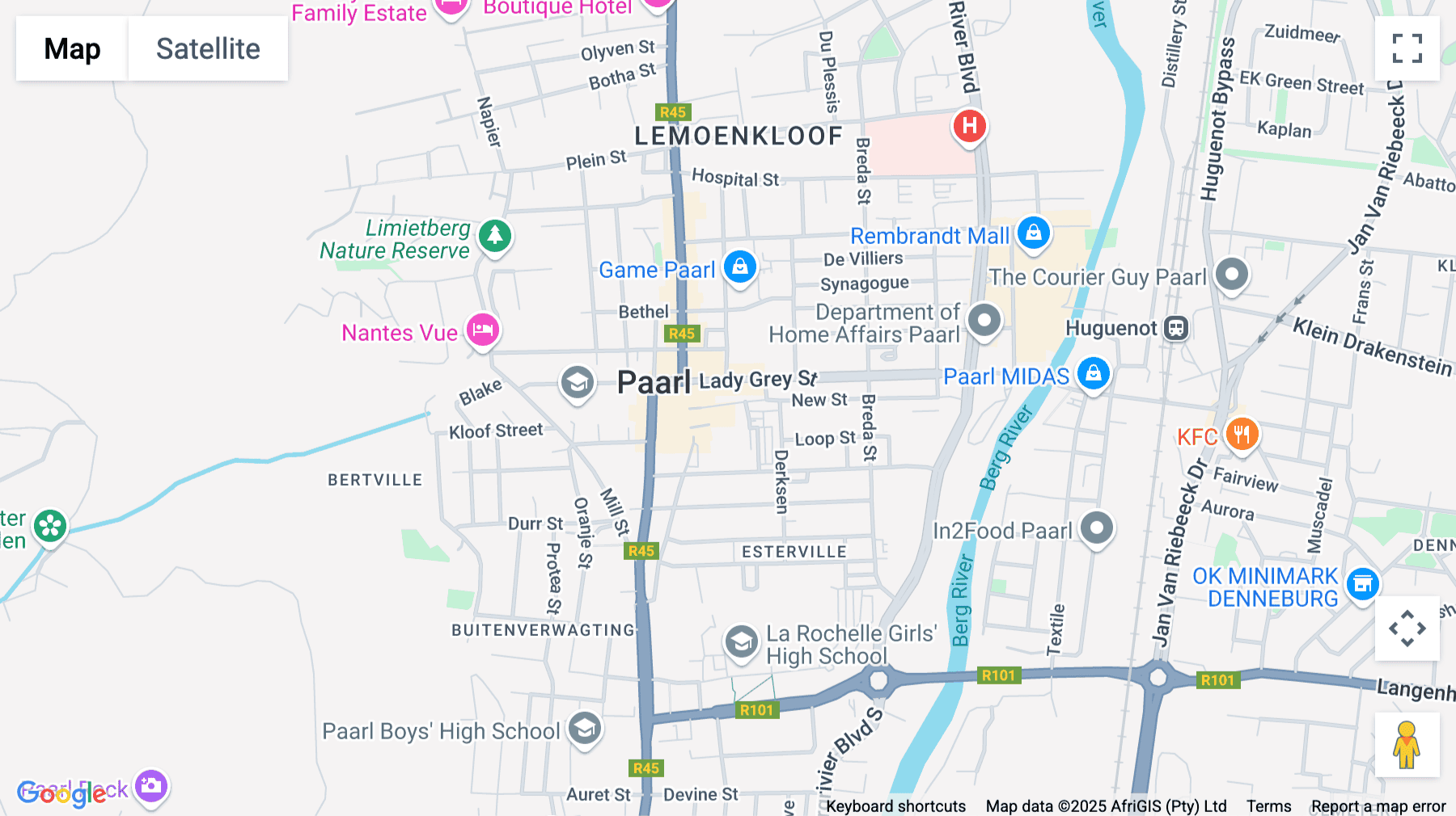 Click for interative map of 2nd Floor, 1 New Street, Paarl, Cape Town