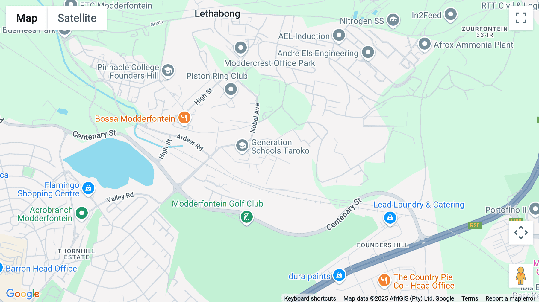 Click for interative map of Ground Floor, Nr 1 Casino Road, Foundershill Modderfontein Estate, Johannesburg