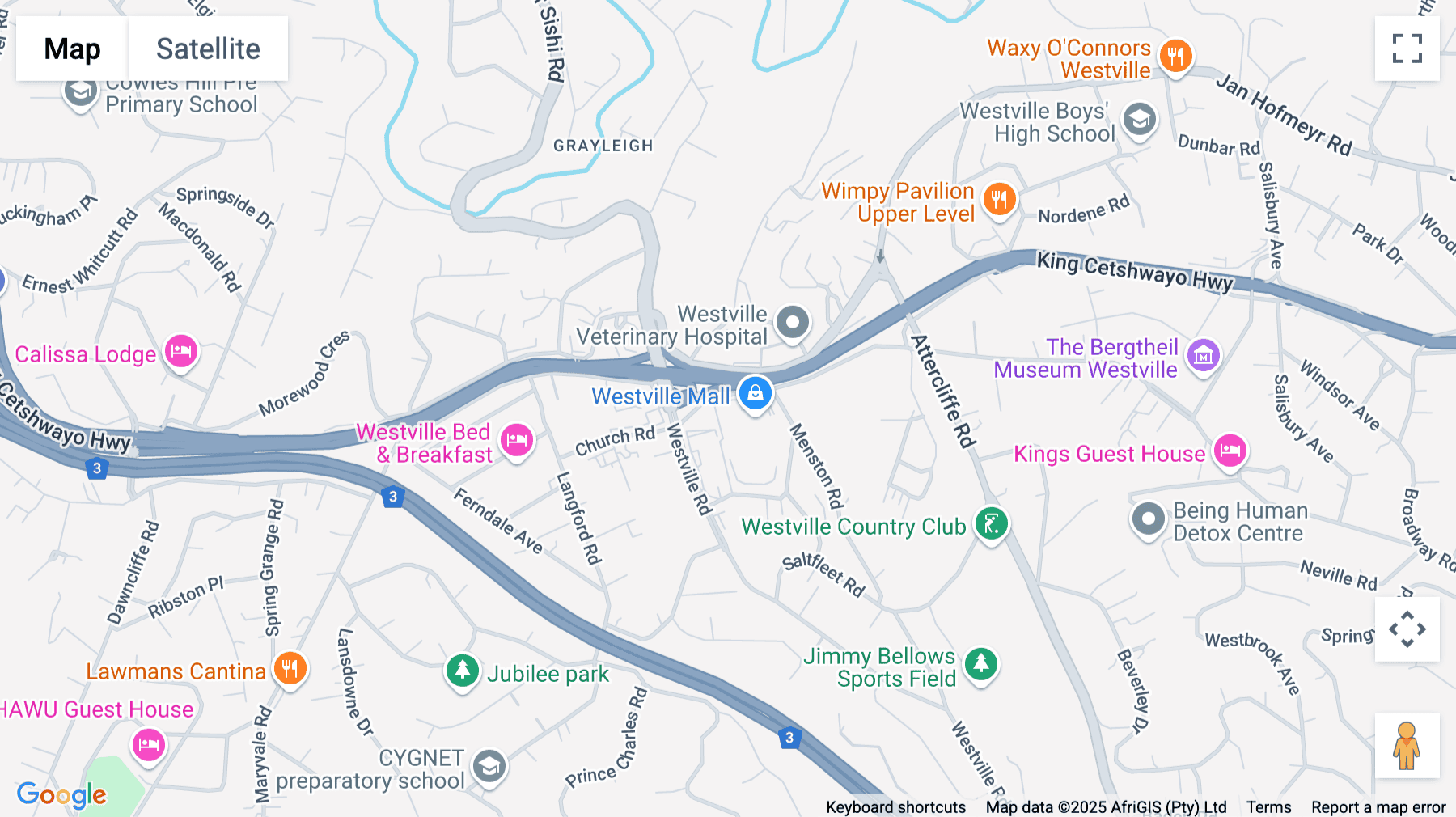 Click for interative map of 1st Floor, Pharos House, Durban