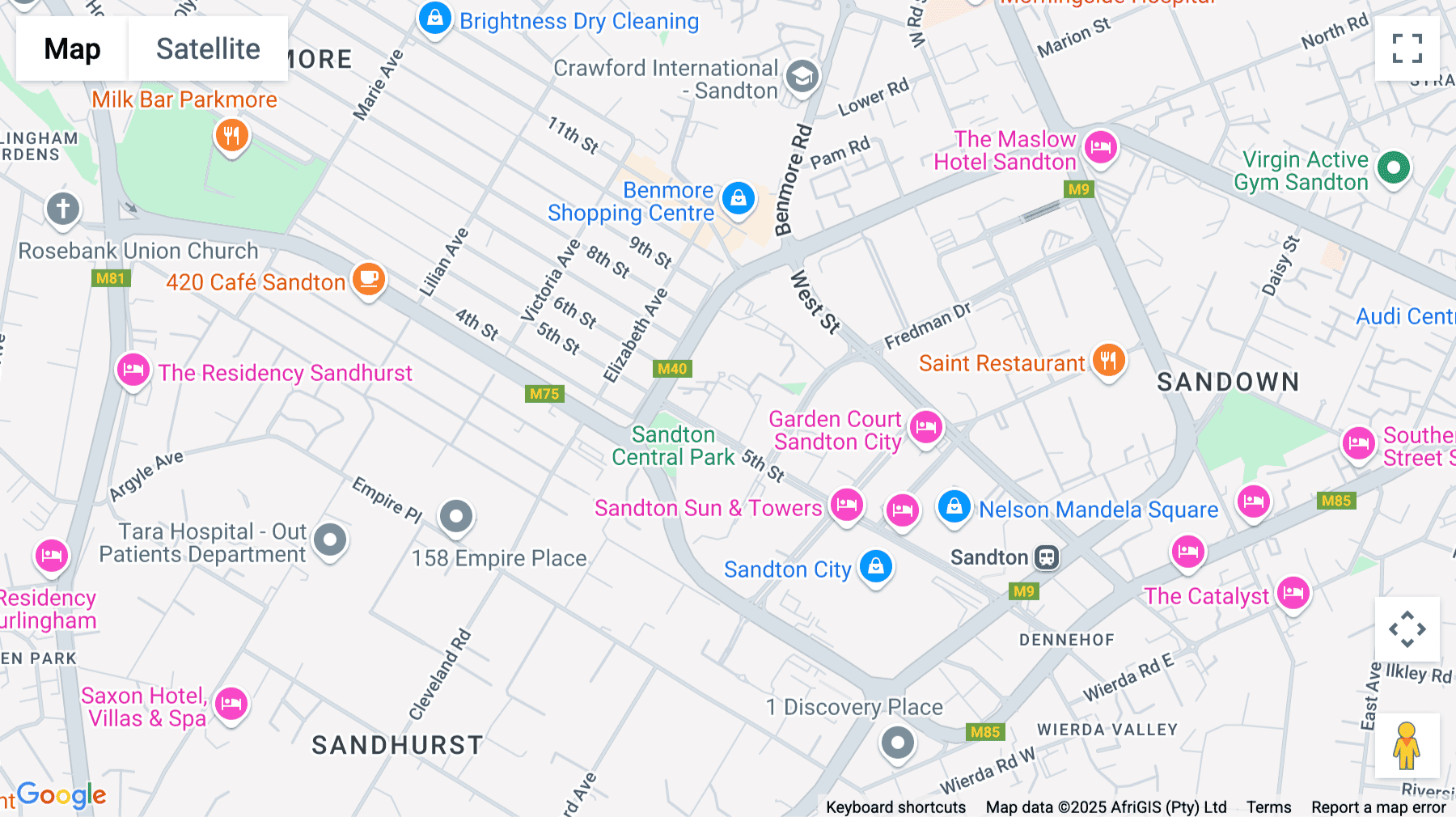 Click for interative map of 151 5th Street, Sandton, Sandton