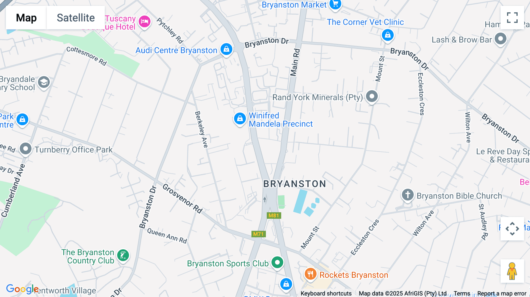 Click for interative map of Nicol Main Office Park, 2 Bruton Road, Bryanston