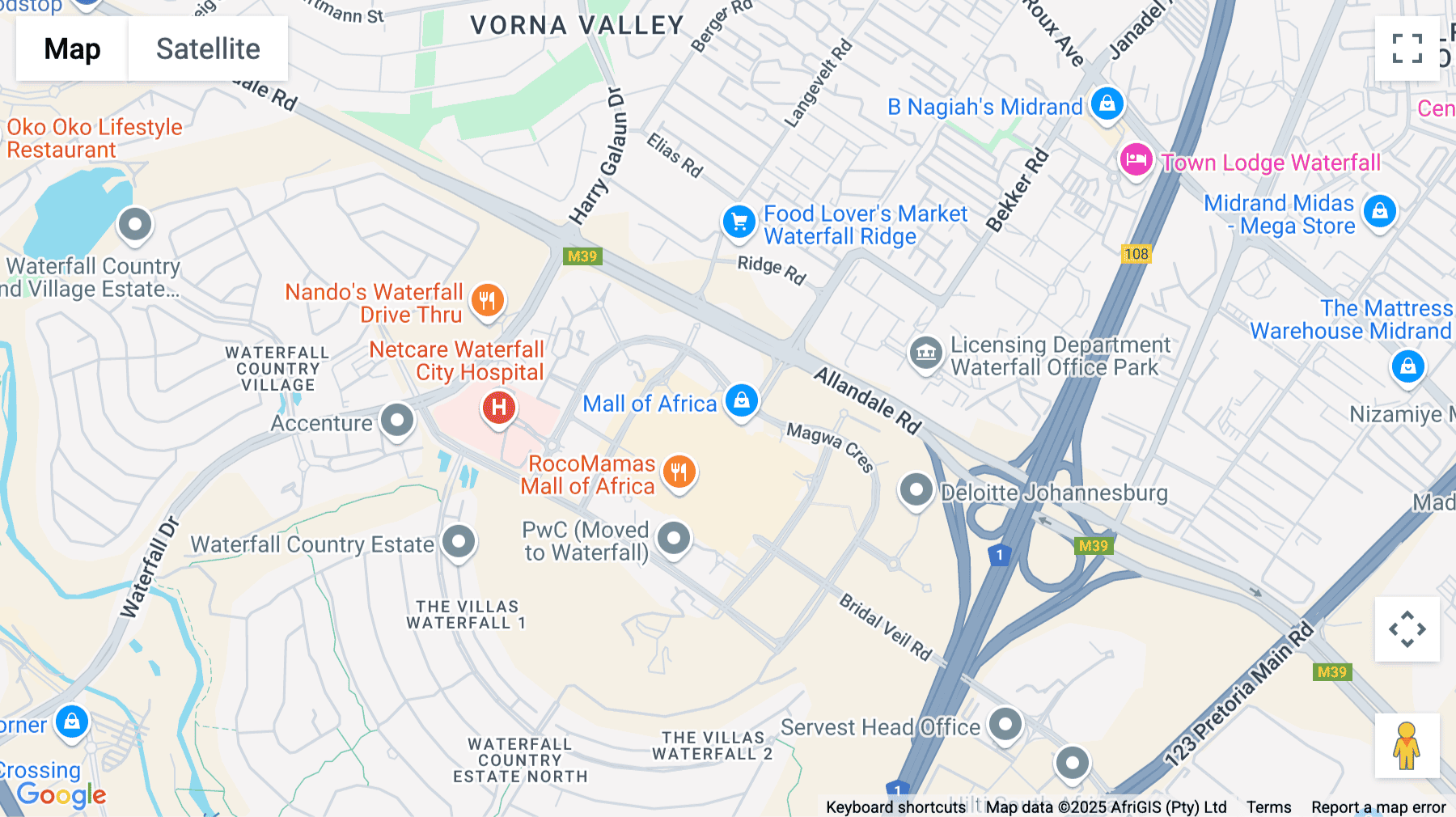 Click for interative map of Ground and 1st Floor, Gateway West, Waterfall City, Allandale Road, Midrand