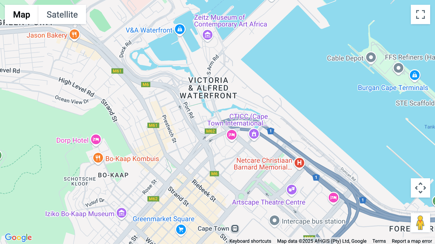 Click for interative map of Dock Road Building, Corner: Stanley & Dock Road Junction, V&A Waterfront, Cape Town