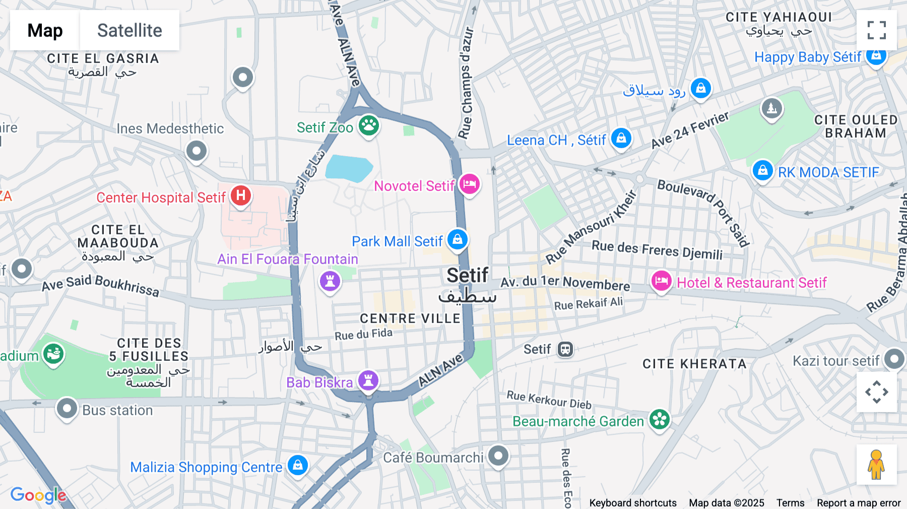 Click for interative map of 16th Floor, Parc Mall, Setif