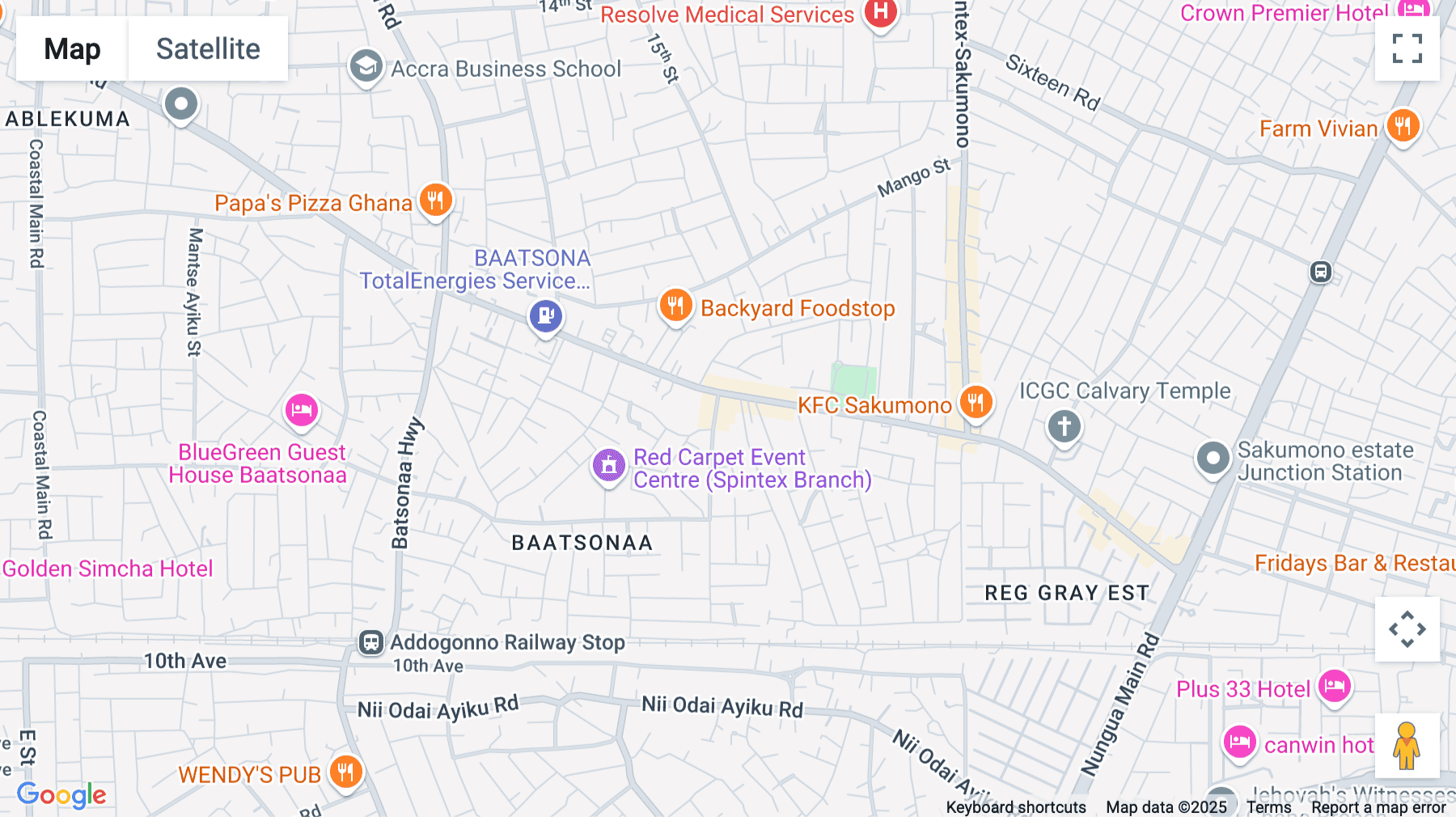 Click for interative map of Soromall, Spintex Road, Accra, Accra