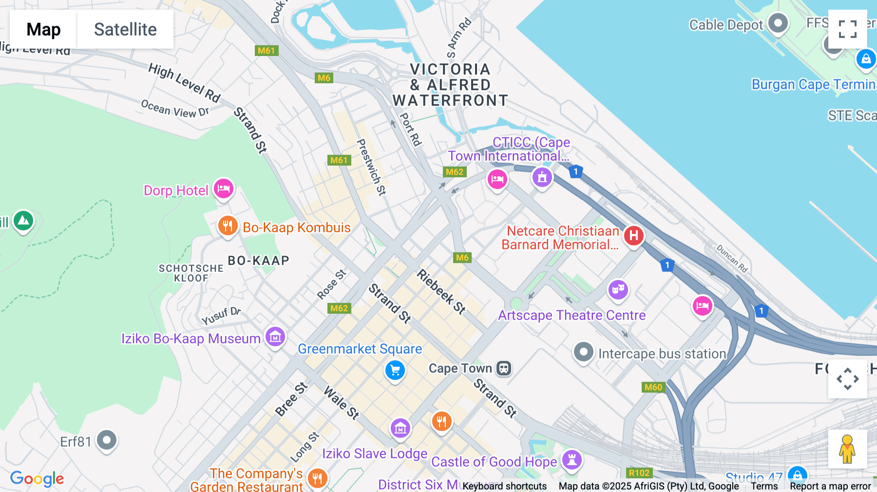 Click for interative map of 11th & 14th Floor Touchstone House, 7 Bree Street, Cape Town, Cape Town