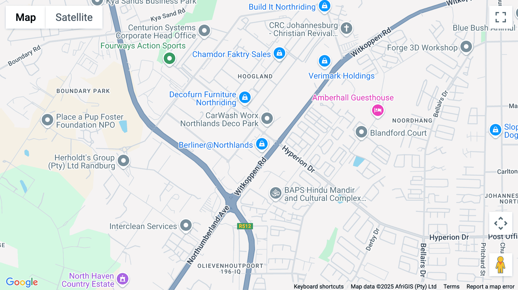Click for interative map of 2nd Floor, Tower B, Northlands Corner Shopping Centre, Cnr Newmarket and Witkoppen Roads, Northriding, Johannesburg