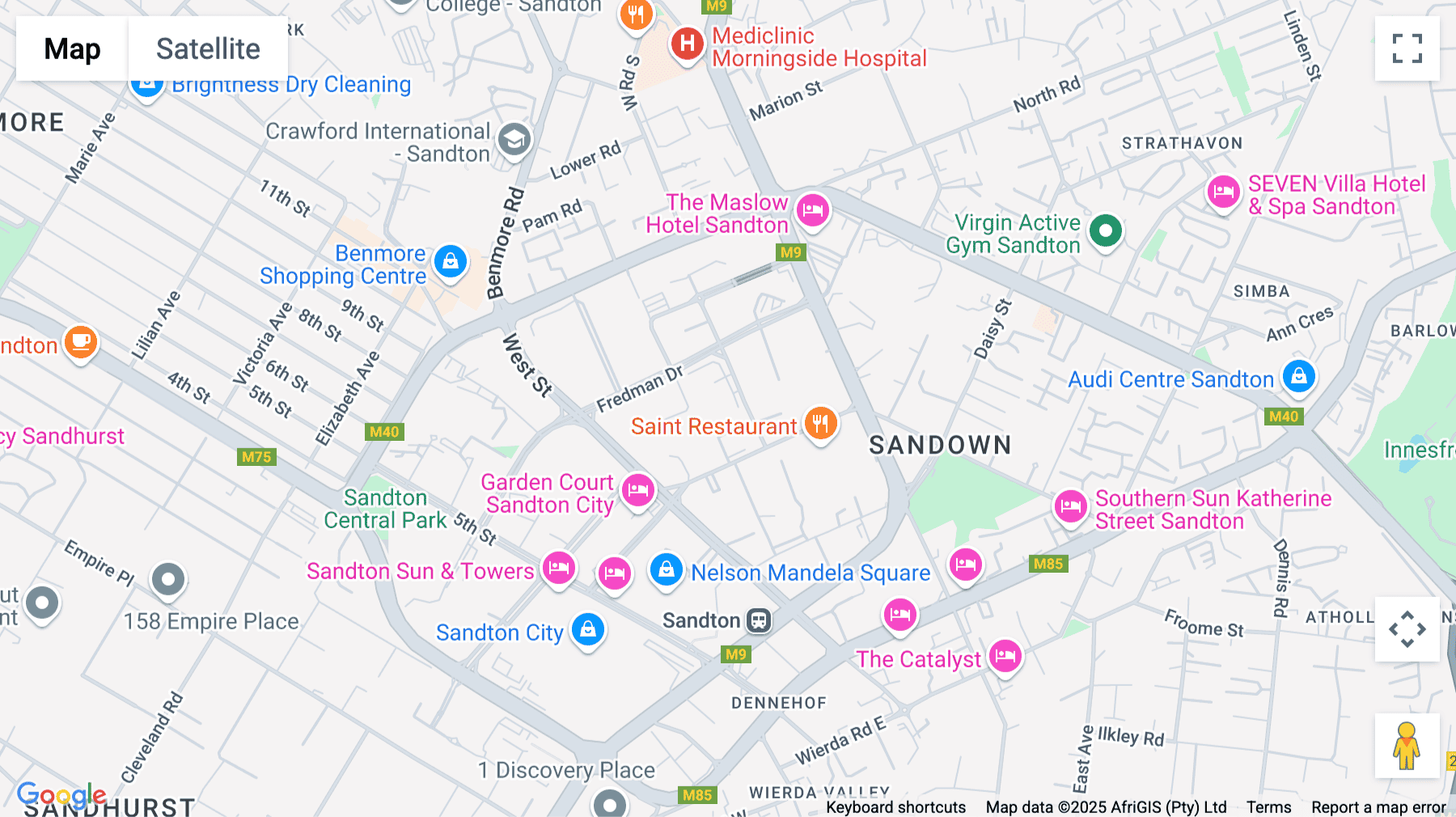 Click for interative map of 3 Gwen Lane, Sandton