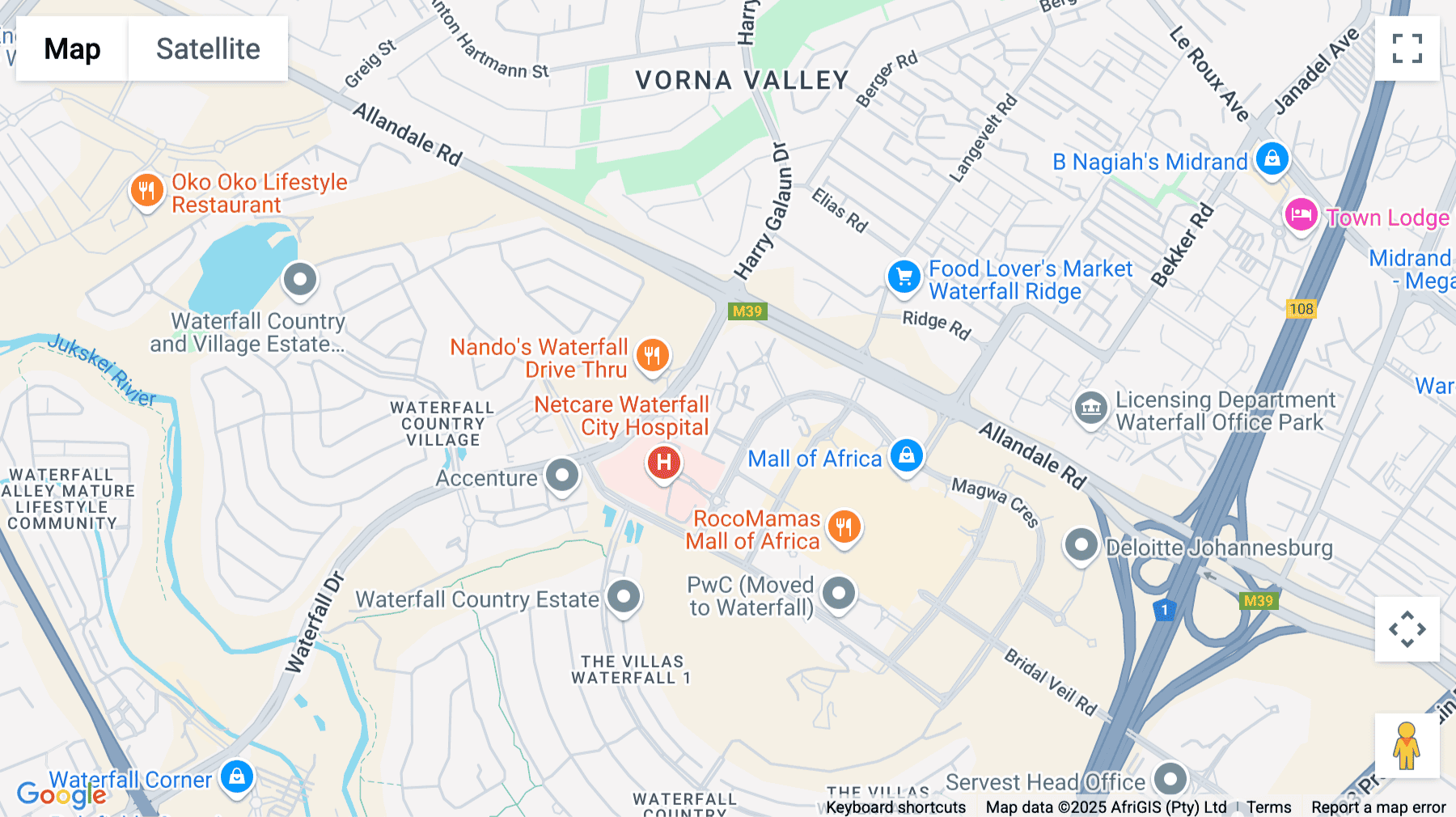 Click for interative map of Ground Floor, Mac Building, Maxwell Office Park, Magwa Cres, Waterval City, Midrand