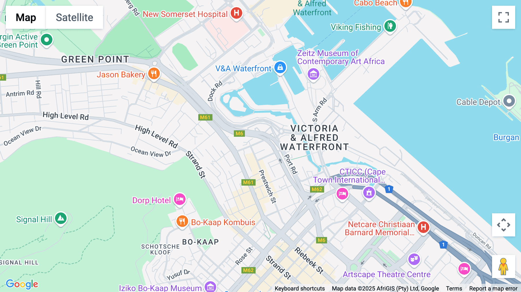 Click for interative map of 1 Sand Hill Road, Green Point, The Old Foundry, Cape Town