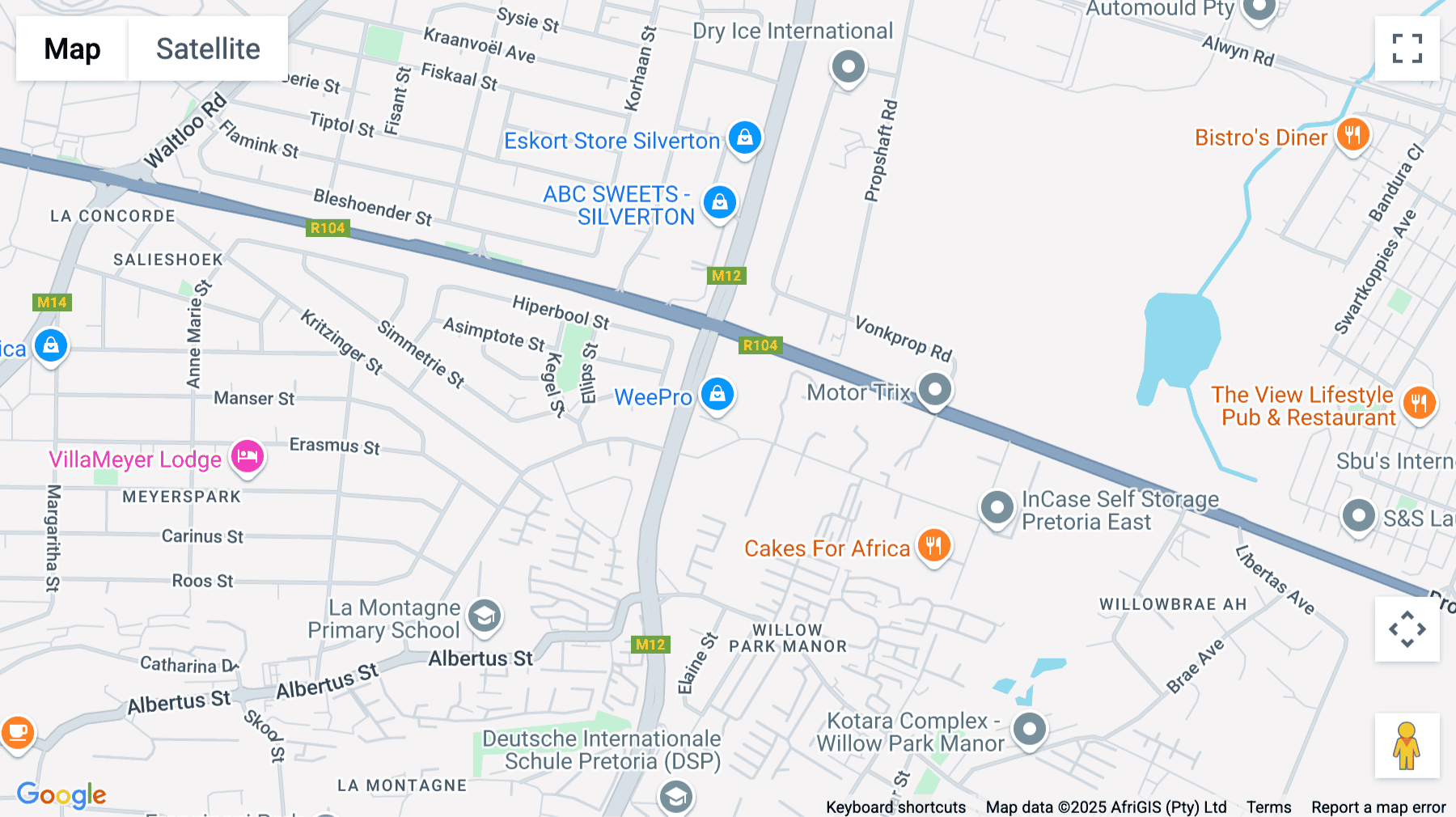 Click for interative map of 11 Havelock Road, Willow Park Manor, Pretoria