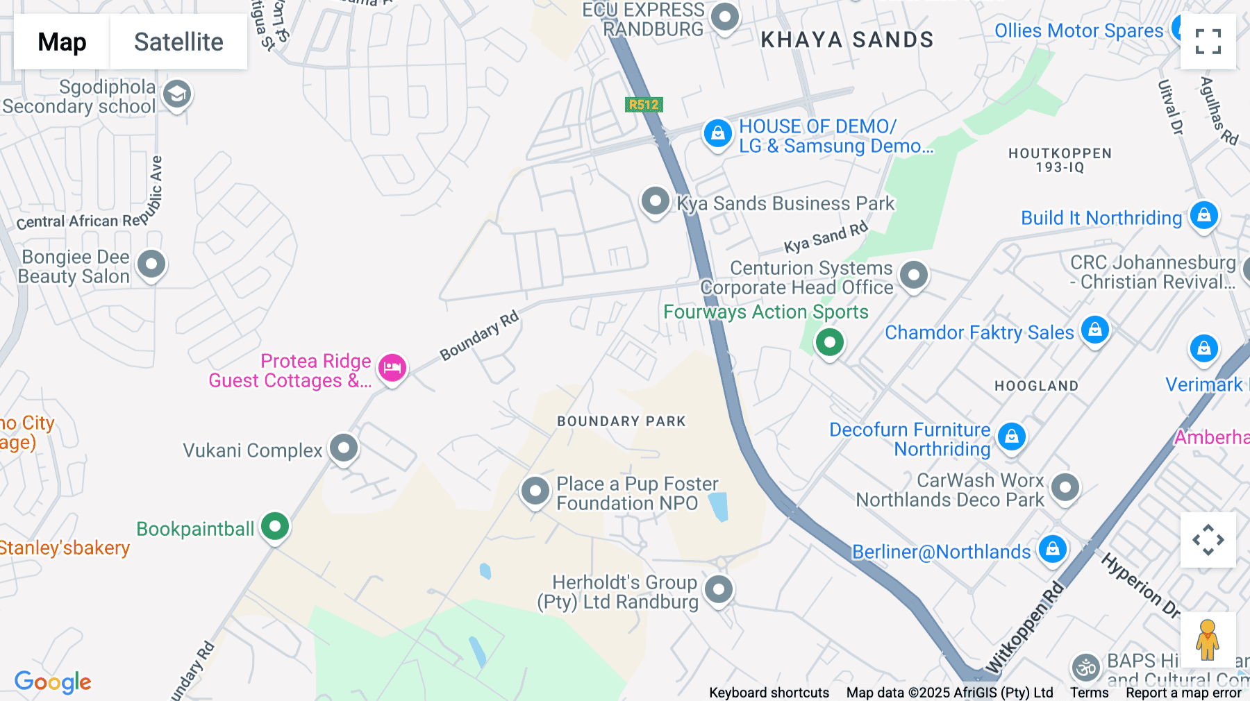 Click for interative map of 472 Spionkop Avenue, Kya Sands, Johannesburg