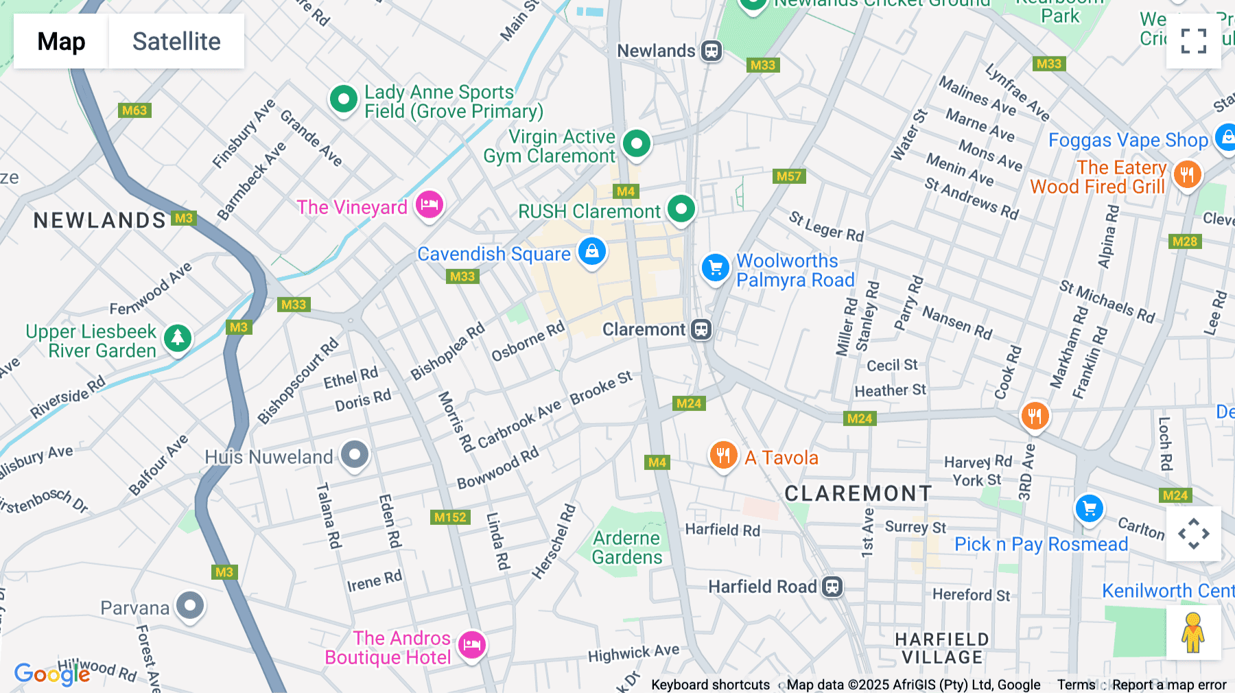 Click for interative map of 9 Grove Avenue, Cape Town