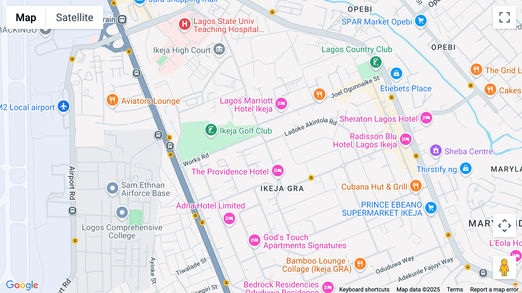 Click for interative map of 2 Rev Ogunbiyi Street, (Corner piece by Oba Akinjobi Way), Ikeja GRA, Lagos, Ikeja