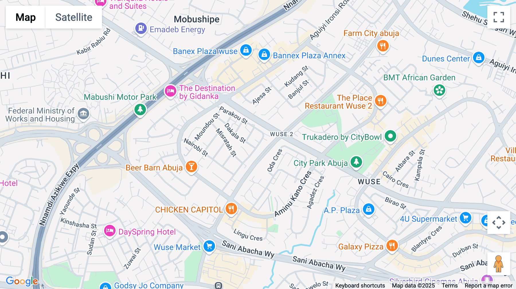 Click for interative map of 36 Sokode Crescent, 3rd Floor Wuse zone 5, Abuja