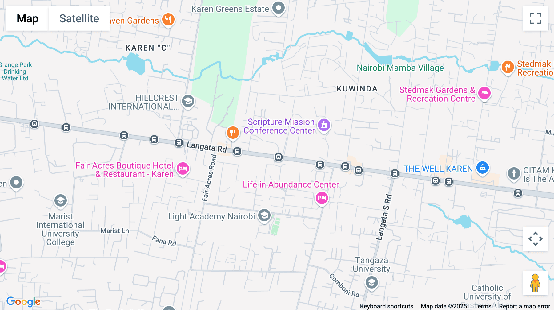 Click for interative map of Millenium Business Park, Langata road, Nairobi