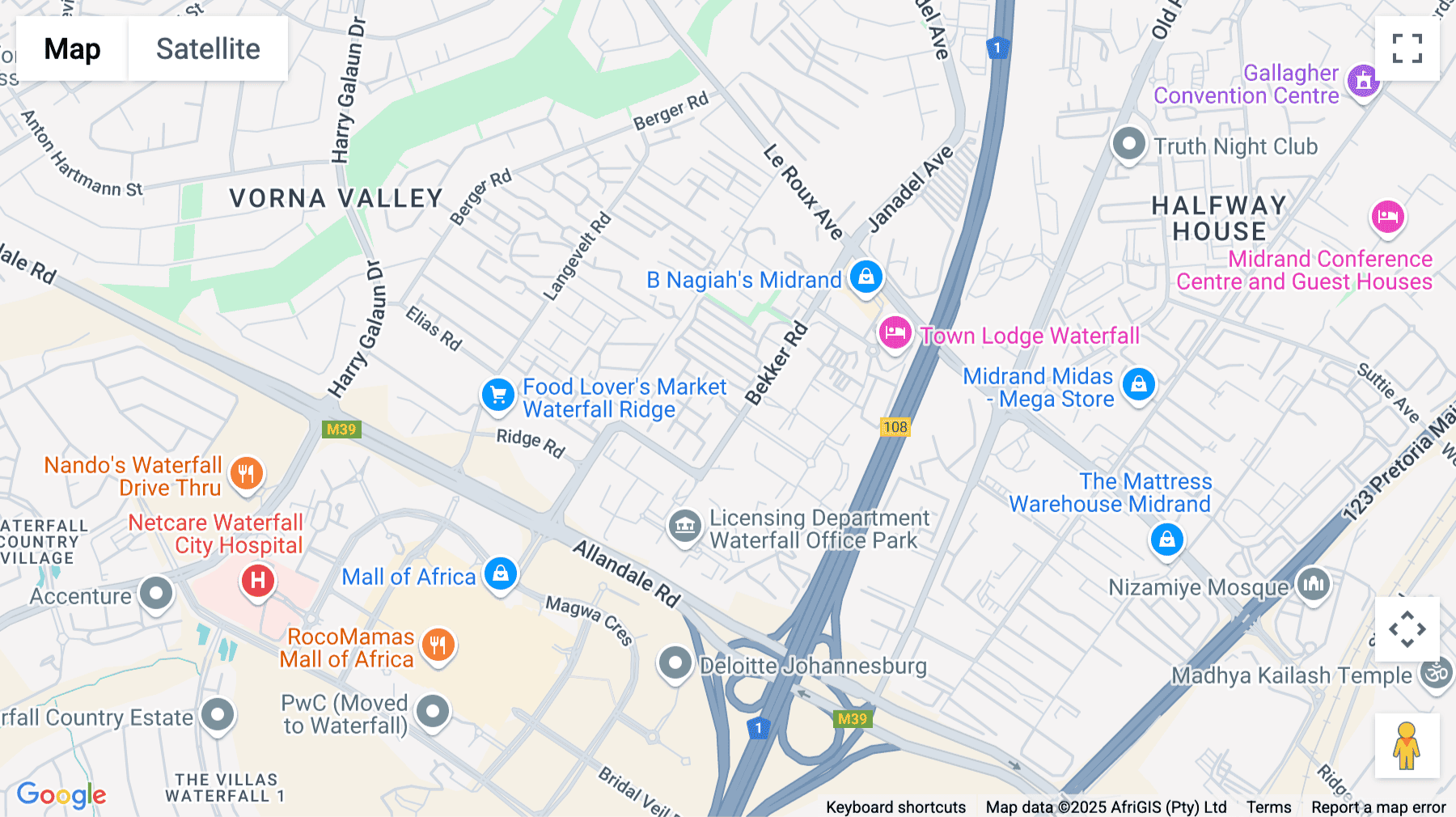 Click for interative map of Thornhill Office Park, Midrand, Johannesburg