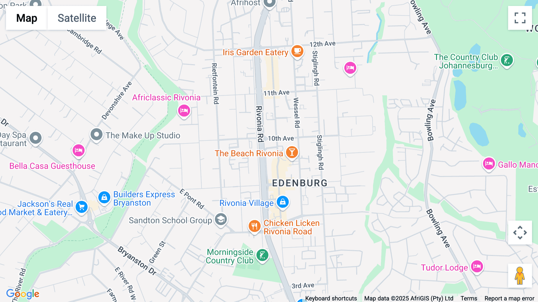 Click for interative map of 345 Rivonia Road, Sandton