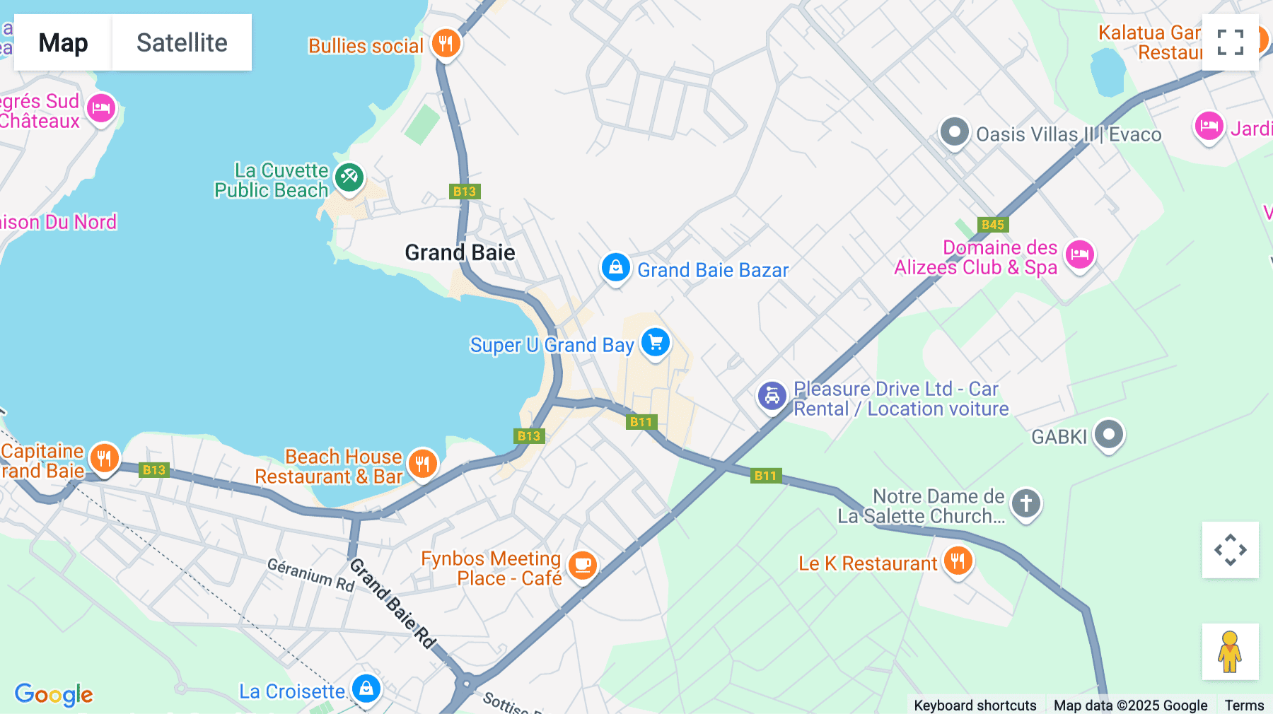 Click for interative map of Notre Dame De La Salette Street, 2nd Floor, Grand Bay Central, Coeur De Ville Complex, Grand Bay
