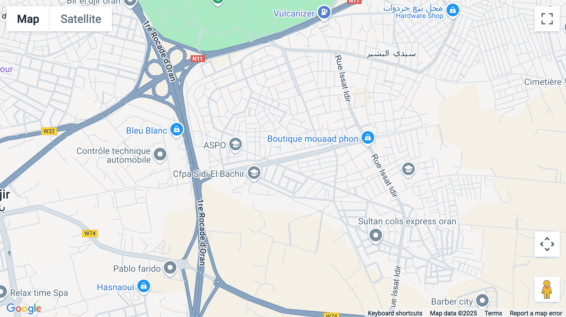 Click for interative map of Residence Les Aures Immeuble CN 01, Oran