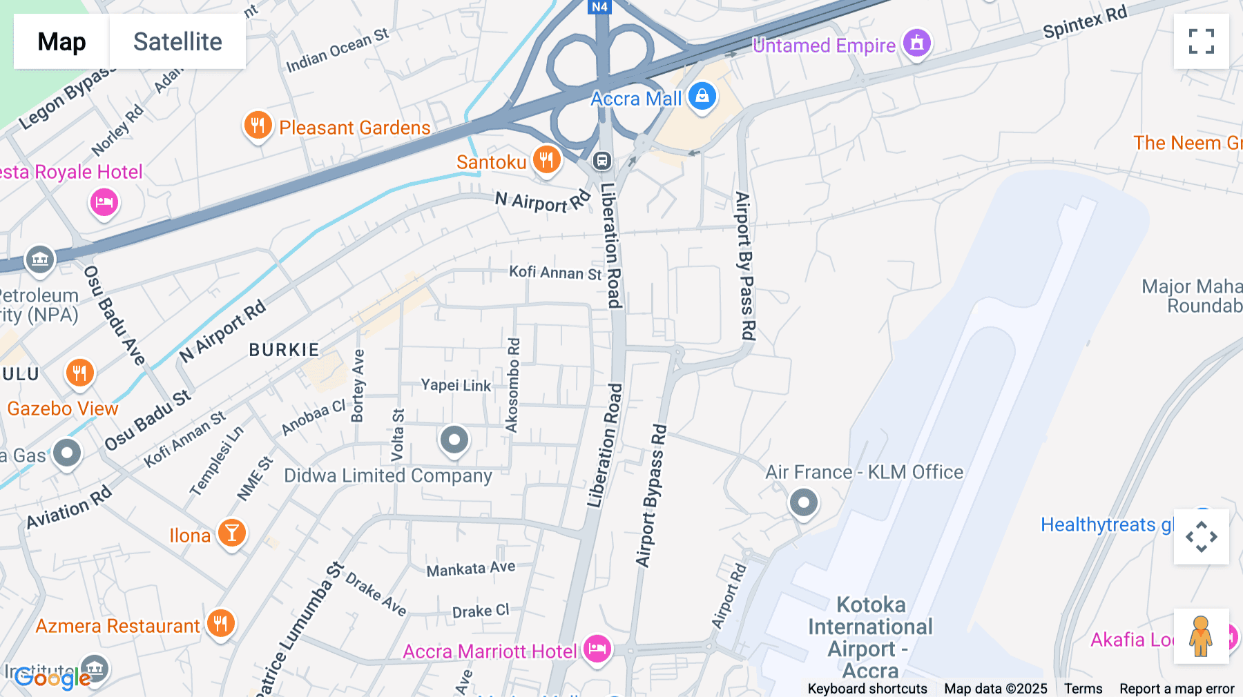 Click for interative map of Liboration Road, 4th Floor, Silver Star Tower, Accra