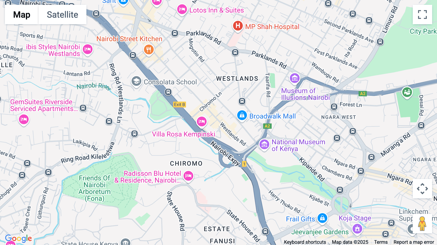 Click for interative map of Westlands Road, 4th Floor, Pramukh Towers, Nairobi