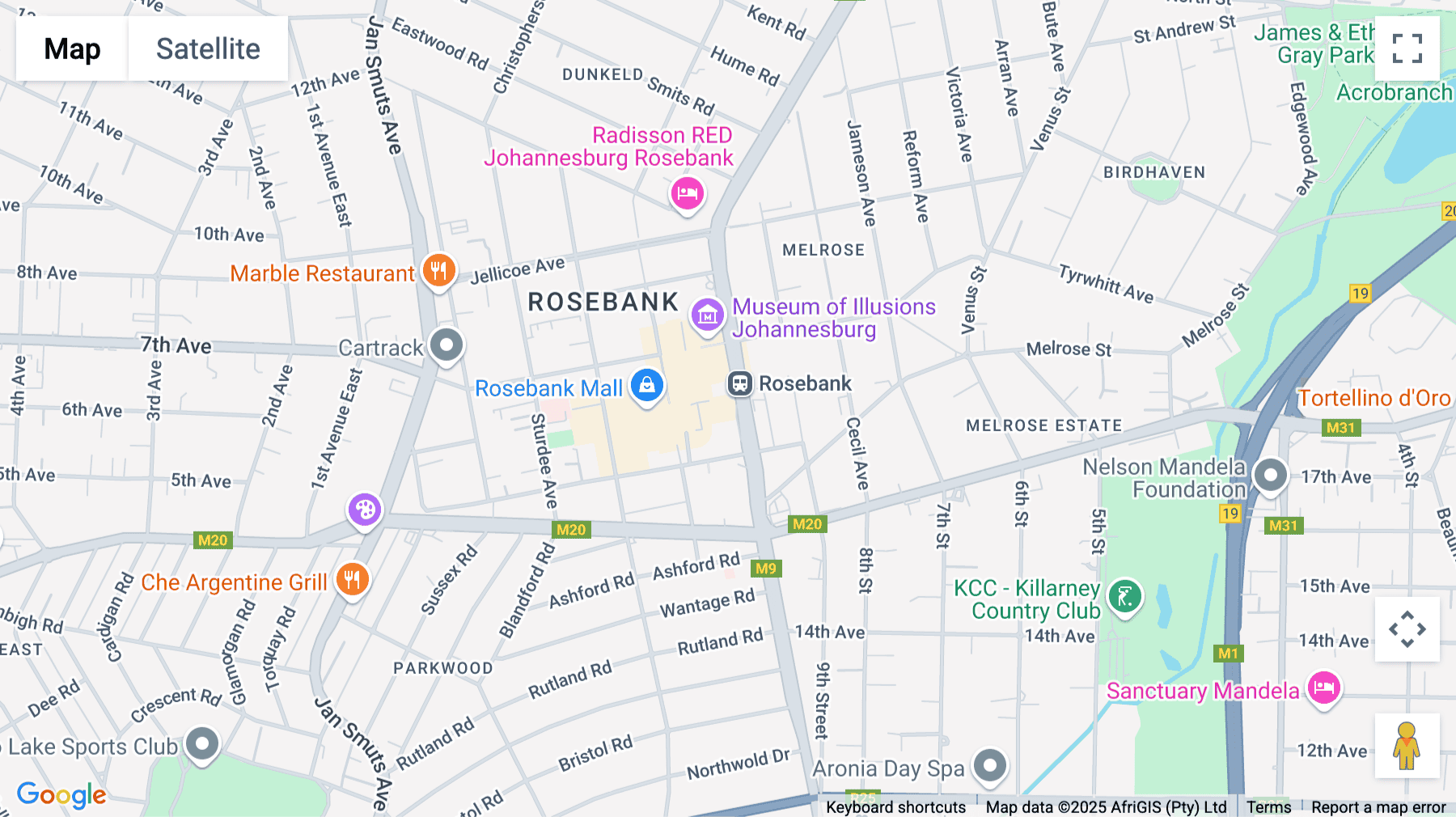 Click for interative map of 169 Oxford Road, Craddock Square, Johannesburg