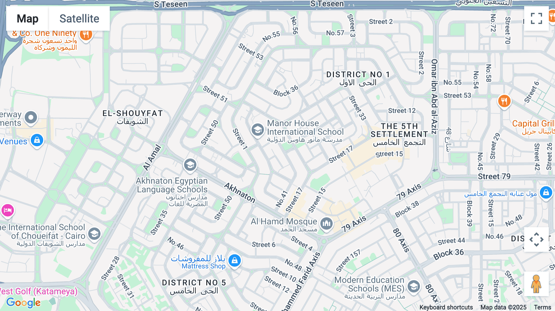 Click for interative map of Enawalks Mall, Cairo