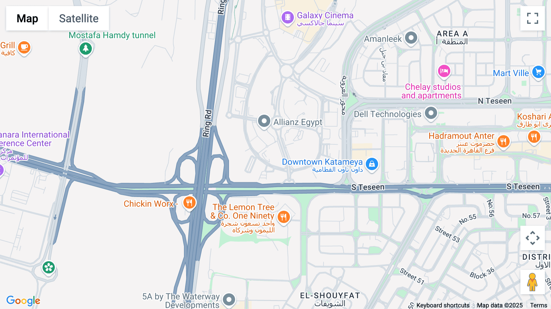 Click for interative map of Cairo Festival City, Office 112 Building P1, The Podium, Cairo