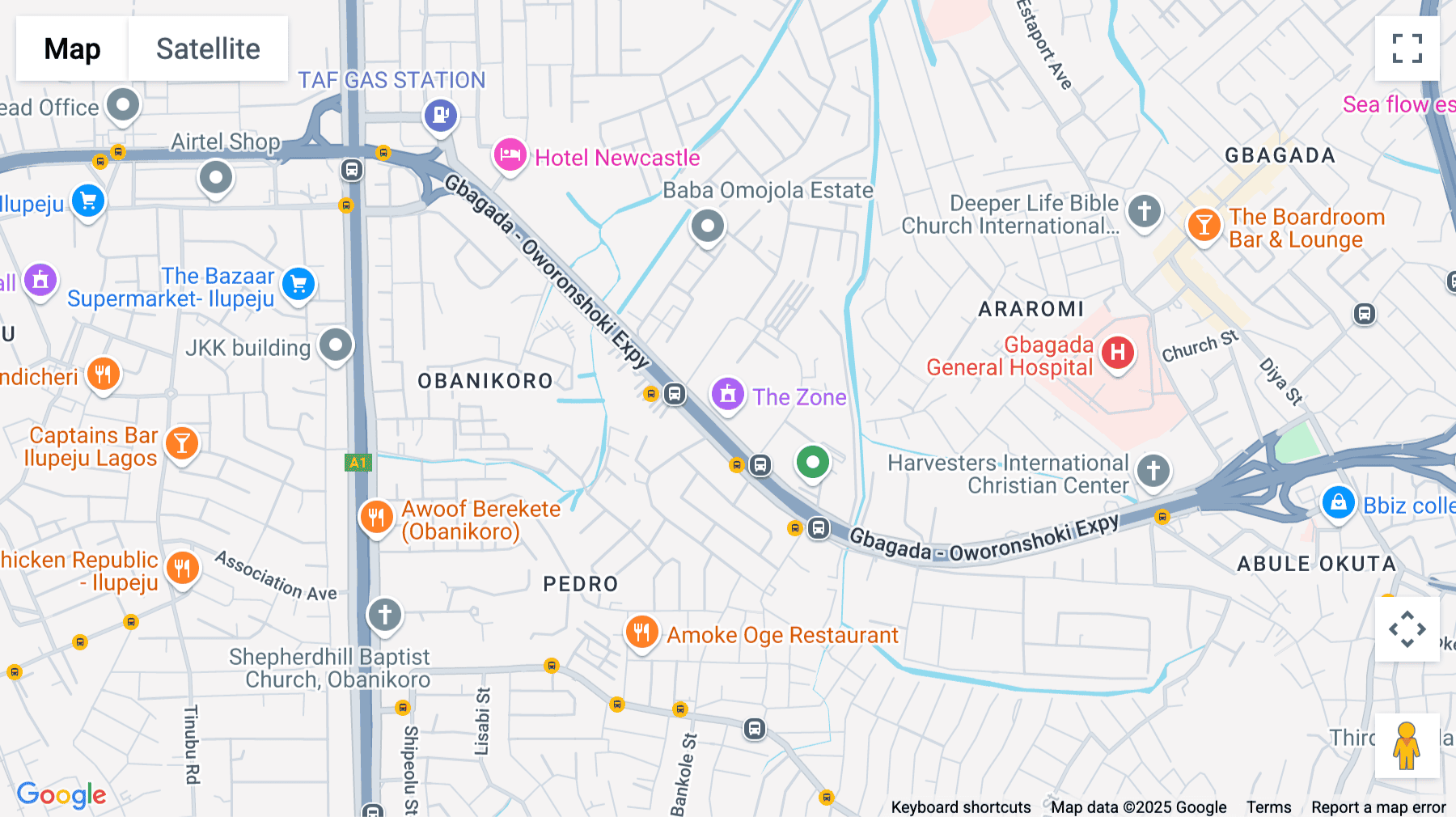 Click for interative map of Plot 9, Gbagada Industrial Scheme, Gbagada Expressway, Araromi, Lagos