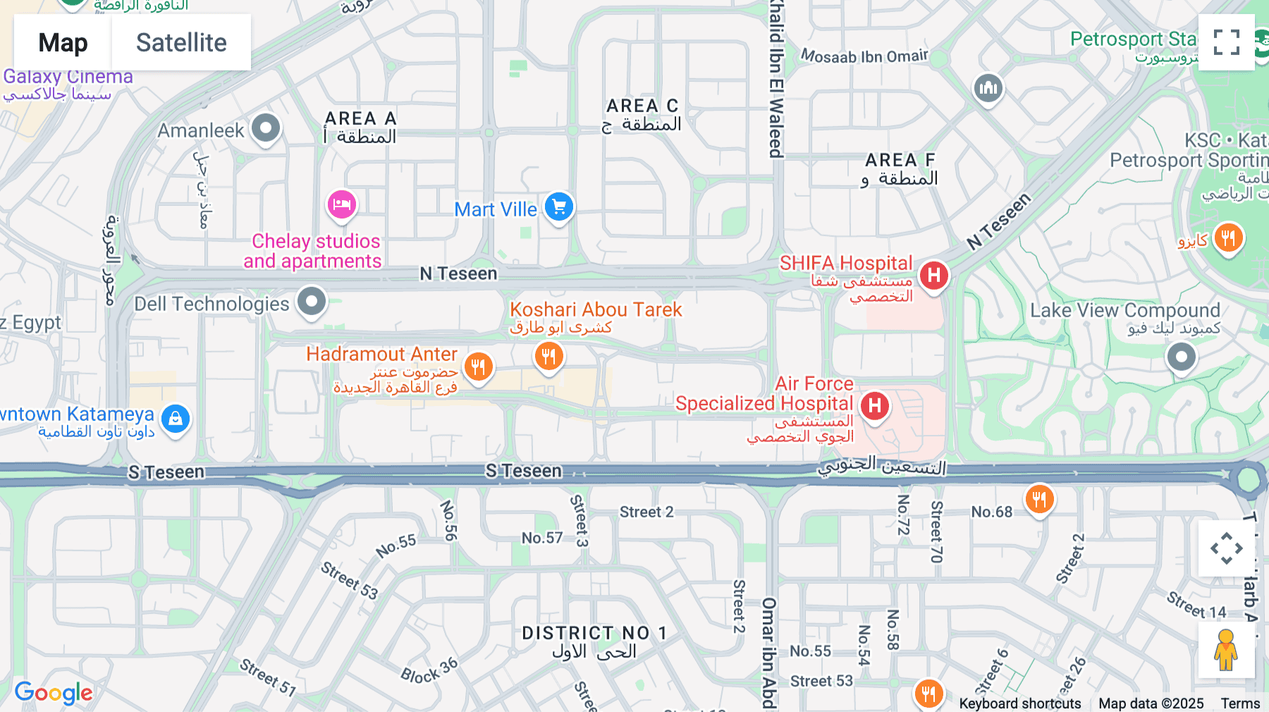 Click for interative map of Raya Offices (Land No. 133), Banking Sector, New Cairo 1, Cairo