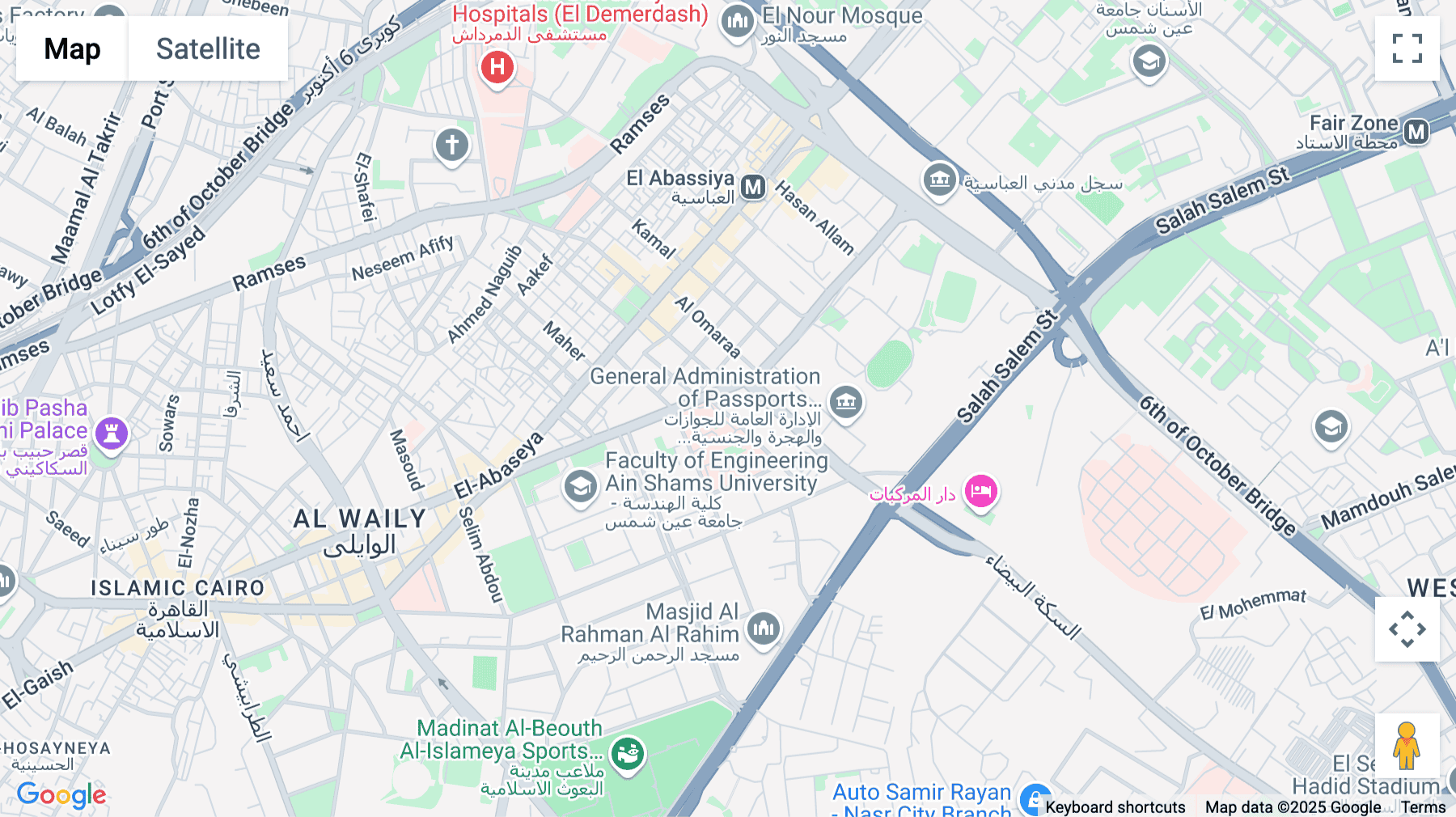 Click for interative map of 18 Al Sarayat, As Sarayat, 5th Floor, Building No.55, El Weili, Cairo