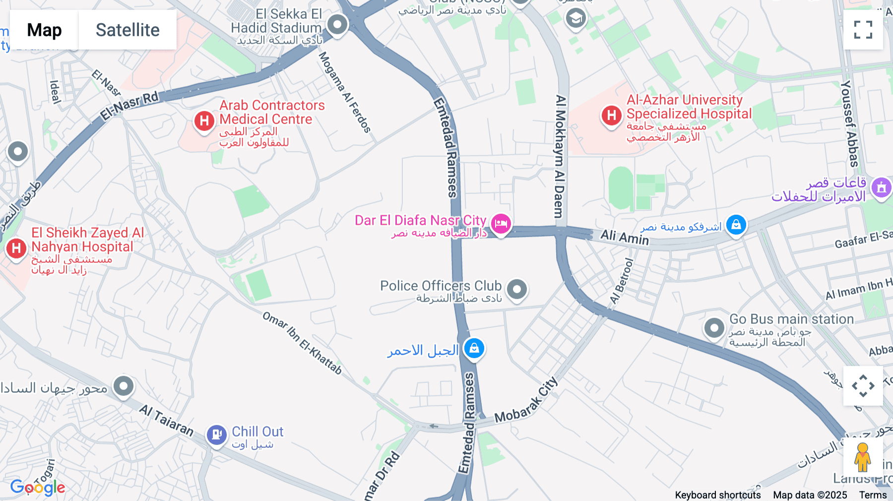 Click for interative map of Namaa Building, 5th floor, Emtedad Ramses, 6th District, Nasr City, Cairo