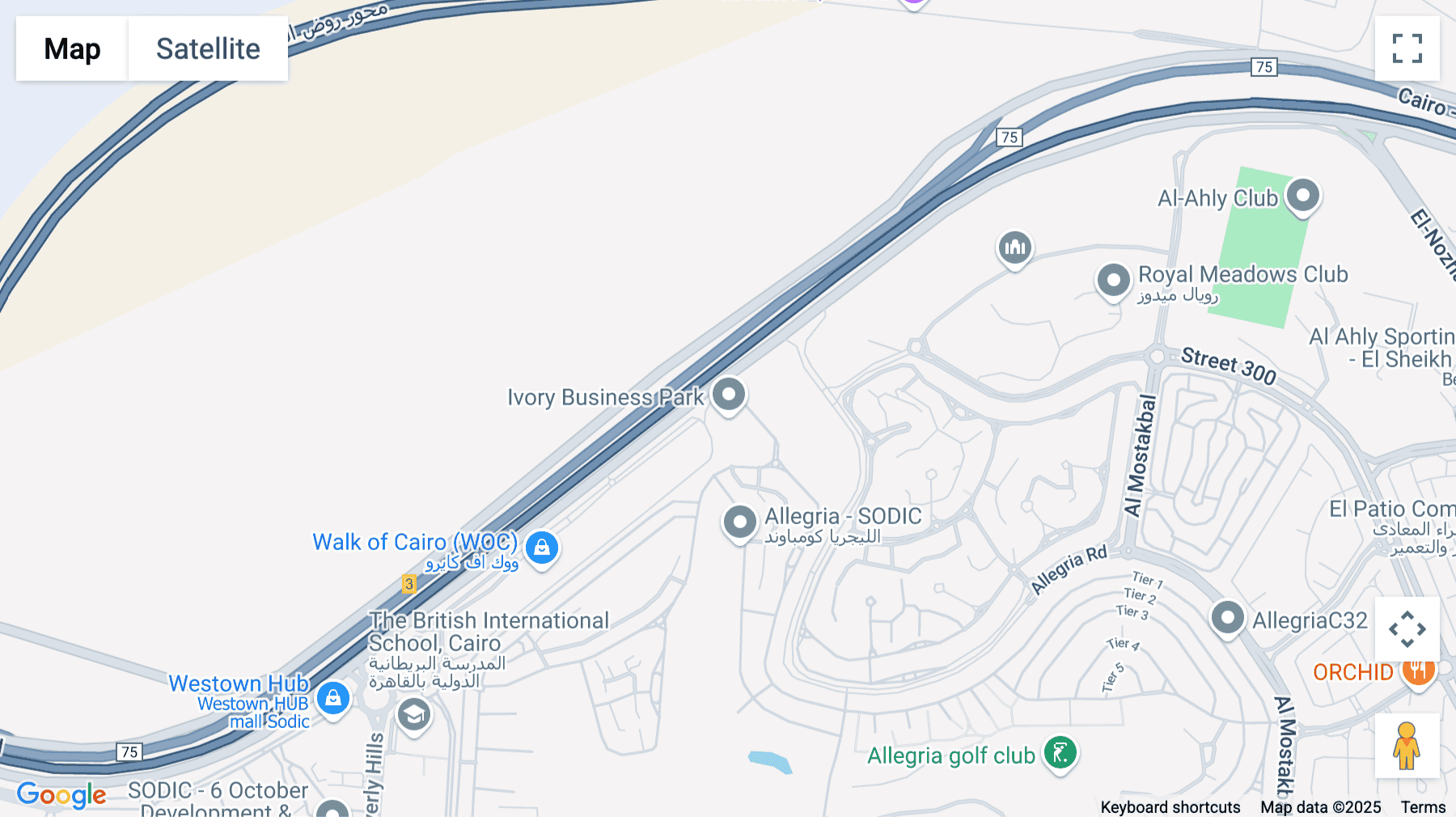 Click for interative map of Alexandria Desert Rd, Second Al Sheikh Zayed, Giza Governorate, Cairo