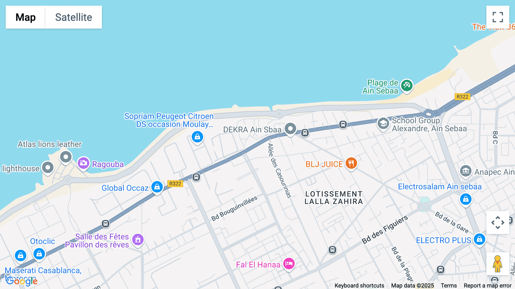 Click for interative map of Bd Moulay Slimane, KM 6.5, Nozha Ain Sebaâ, Casablanca