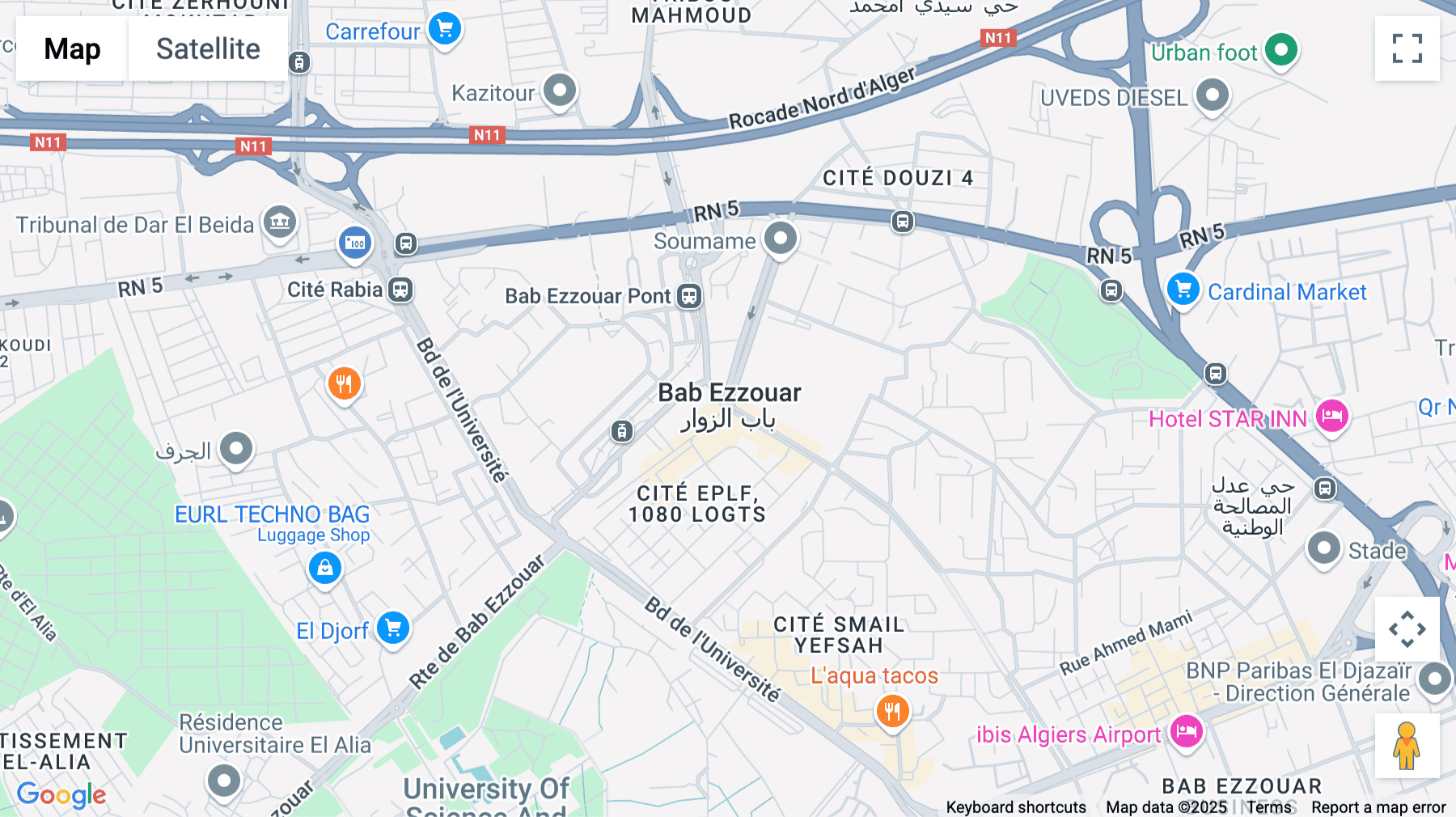 Click for interative map of Bab Ezzouar, 2nd Floor, Oriental Business Park, Algiers