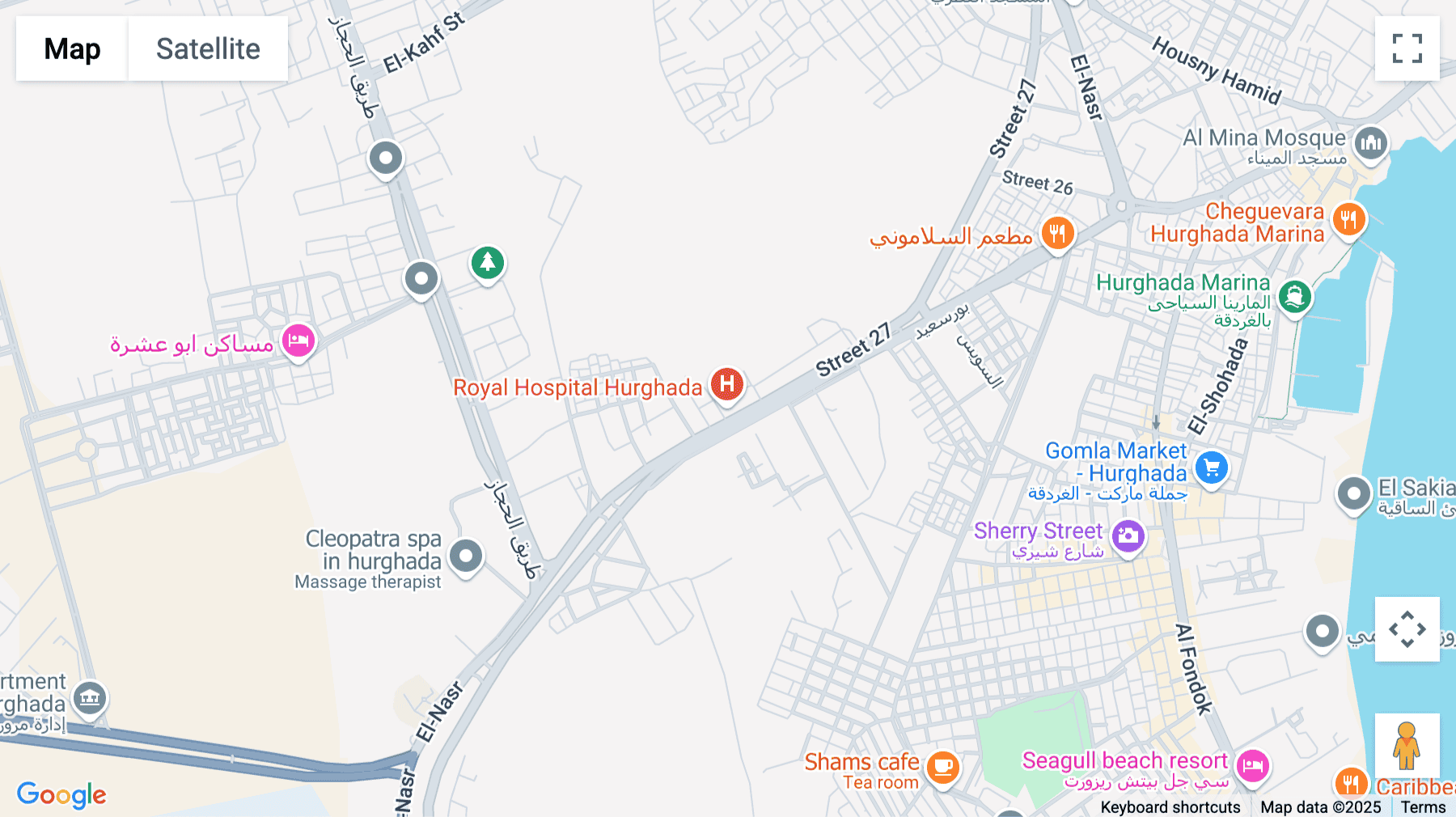 Click for interative map of 1 Airport Road, Royal Business Building, Hurghada