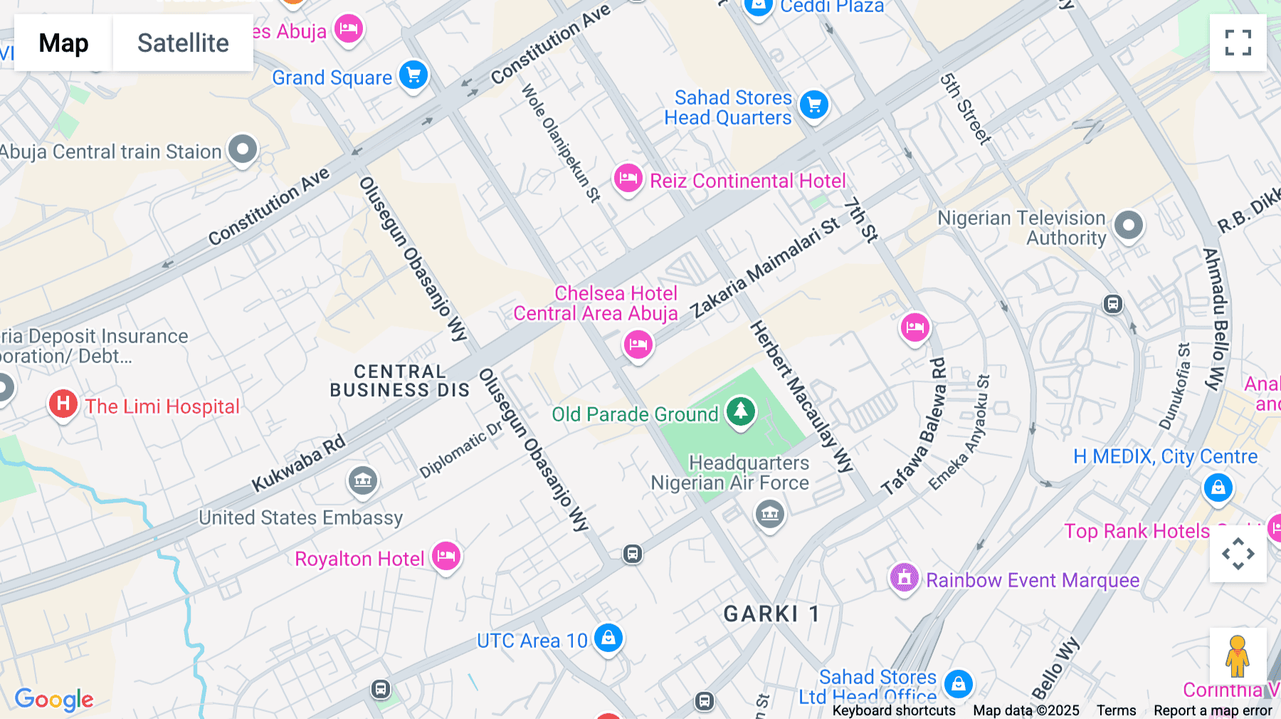 Click for interative map of 123 Mohammadu Buhari Way, Abuja